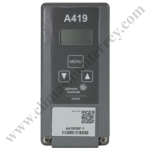 Control de Temperatura Electrónico Voltaje 115 a 230, Incluye Sensor, Una sola etapa, Johonson Controls A419ABC-1C