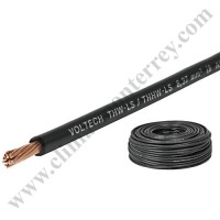 Caja con 100 m de cable THHW-LS 10 AWG negro, Volteck - CAB-10N / 46051