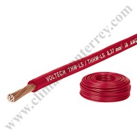 Caja con 100 m de cable THHW-LS 12 AWG rojo, Volteck - CAB-12R / 46060