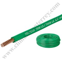Caja con 100 m de cable THHW-LS 12 AWG verde, Volteck - CAB-12V / 46064