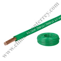 Caja con 100 m de cable THHW-LS 10 AWG verde, Volteck - CAB-10V / 46063