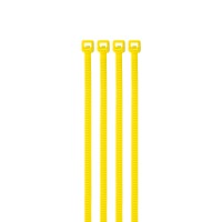Cincho plastico amarillo 50 lb, 30 cm bolsa con 50 piezas - CIN-5030A