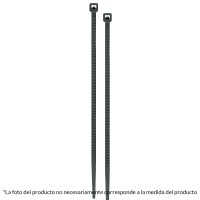 Cincho plastico, 18 lb, 10 cm, negro, bolsa con 1000 pzas - CIN-1810N-M