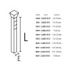 CLANEU-18-10 Clavos para clavadora neumática CLNEU-2, 10mm, 5000 pzas Truper