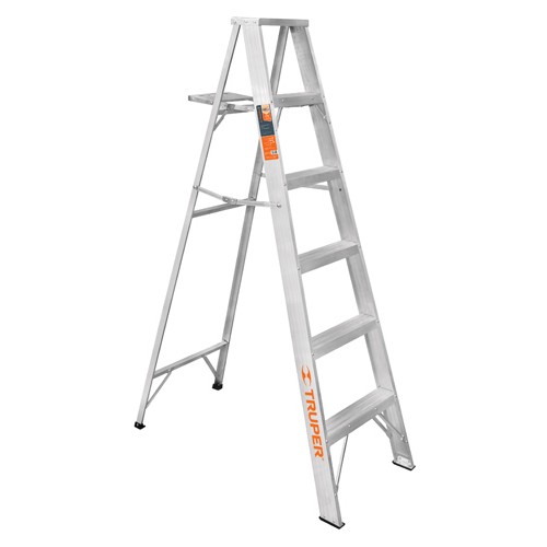 Escalera de tijera, aluminio, tipo ll, 5 escalones - ESTA-25 / 10450:(