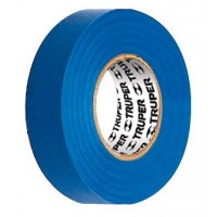 Cinta de aislar de 18 m x 19 mm, azul, Truper - M-33Z / 12505