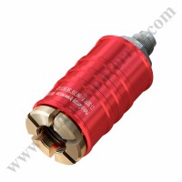 Conector TW111 R410A para el llenado de Refrigerante R410A, color Rojo (alta Presión), Máx. 42 bar, UNF 1/2 "-20 Rosca Exterior (5/16" SAE J513 - 45 °),Weh