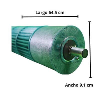 Turbina Evaporador Largo 64.5 x Ancho 91, Modelo EWH091M