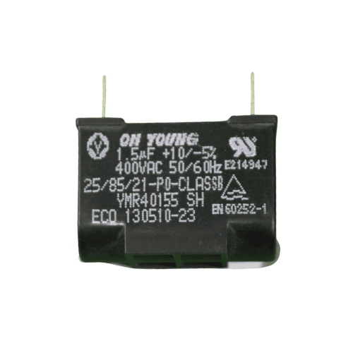 Capacitor De Ventilador, 1.5 Uf +10/-5 %, 400 Vac, 50/60 Hz - 3H01487F