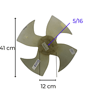 Aspa Para Minisplit, Condensador, 1 Tonelada, Diámetro Exterior 41 Cm, Altura 12 Cm, Flecha 5/16, Derecha, 4 Hojas -10333412 -3326 Aspa Para Minisplit, Condensador, 1 Tonelada, Diámetro Exterior 41 Cm, Altura 12 Cm, Flecha 5/16, Derecha, 4 Hojas -10333412 -3326