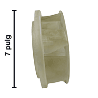 Turbina Evaporador Largo 17 5/8 Ancho 7 Flecha 1/2 CW Derecha- 10310101