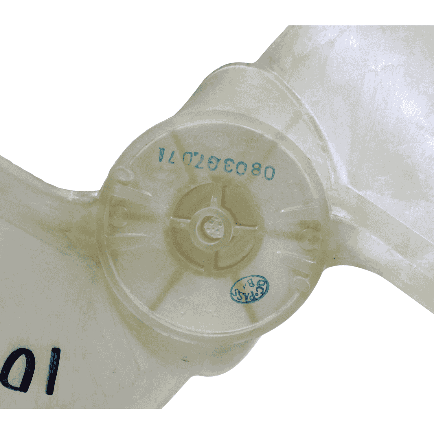 Aspa para Minisplit Condensador 1.5 Ton Largo 47.1cm Ancho Aro 15.6cm Flecha 7/16 CCW Izquierda Hojas 2 -10333426