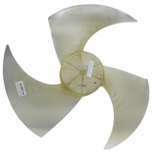 Aspa Condensador para Minisplit Mirage Largo 57.3 cm Ancho 16 cm Flecha 1/2 3 Hojas - 10335013