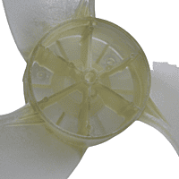 Aspa Condensador para Minisplit Mirage Largo 55 cm Ancho 13.8 cm Flecha 1/2, 3 Hojas - 10335014 Aspa Condensador para Minisplit Mirage Largo 55 cm Ancho 13.8 cm Flecha 1/2, 3 Hojas - 10335014