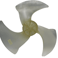 Aspa Condensador para Minisplit Mirage Largo 55 cm Ancho 13.8 cm Flecha 1/2, 3 Hojas - 10335014 Aspa Condensador para Minisplit Mirage Largo 55 cm Ancho 13.8 cm Flecha 1/2, 3 Hojas - 10335014