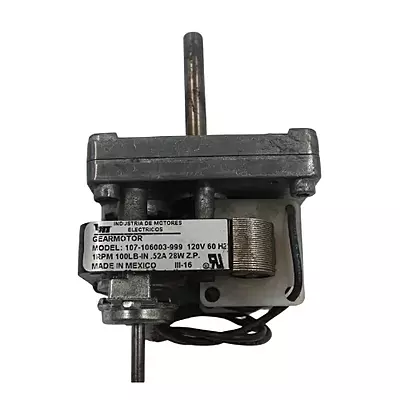Motorreductor Mcmillan, 120V, 1 Rpm, 100 Lb-In - 107-106003-999