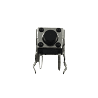 Mini Interruptor Táctil de 2 pines, Horizontal con soporte 6x6x5mm - Mini Interruptor Táctil de 2 pines, Horizontal con soporte 6x6x5mm -