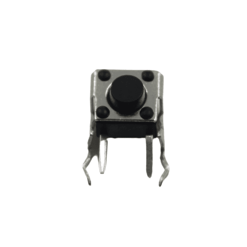 Mini Interruptor Táctil de 2 pines, Horizontal con soporte 6x6x5mm - Mini Interruptor Táctil de 2 pines, Horizontal con soporte 6x6x5mm -