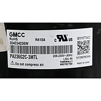 Compresor 2 Ton 220V,R410A, Mod: PA236G2C-3MTL, Tecnologia Convencional - 11103010A01274 Compresor 2 Ton 220V,R410A, Mod: PA236G2C-3MTL, Tecnologia Convencional - 11103010A01274