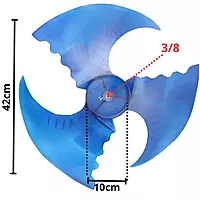 Aspa Condensador Para Minisplit Mirage Largo 42cm, Ancho Aro 10cm, Flecha 3/8 -11320009000063 Aspa Condensador Para Minisplit Mirage Largo 42cm, Ancho Aro 10cm, Flecha 3/8 -11320009000063