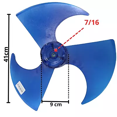 ASPA CONDENSADOR Largo 41cm, Ancho Aro 9cm, Flecha 7/16 - 11320009000069