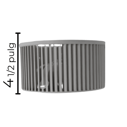 Turbina Condensador Largo 8 1/2 Ancho 4 1/2 Flecha 5 /16 CW Derecha - numero de parte 12100103000069 Turbina Condensador Largo 8 1/2 Ancho 4 1/2 Flecha 5 /16 CW Derecha - numero de parte 12100103000069