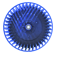Turbina Evaporadora Largo 7 7/8 Ancho 7 3/4 1/2- 12100103000586 Turbina Evaporadora Largo 7 7/8 Ancho 7 3/4 1/2- 12100103000586