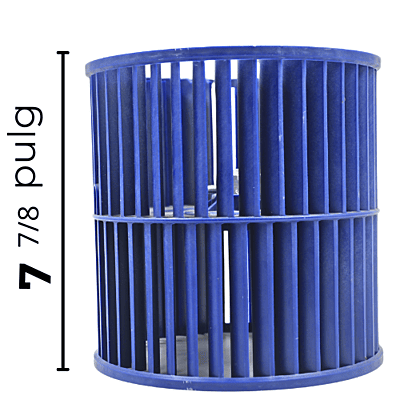Turbina Evaporadora Largo 7 7/8 Ancho 7 3/4 1/2- 12100103000586