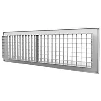 Rejilla de Inyeccion Doble Deflexion Aleta Aerodinamica en Aluminio Extruido (24" X 8", Blanco) - RIDDAAE24X24B Rejilla de Inyeccion Doble Deflexion Aleta Aerodinamica en Aluminio Extruido (24" X 8", Blanco) - RIDDAAE24X24B