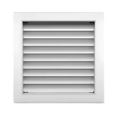 Rejilla de Retorno en Aluminio Extruido (24" X 24", Blanco) - RRAE24X24B