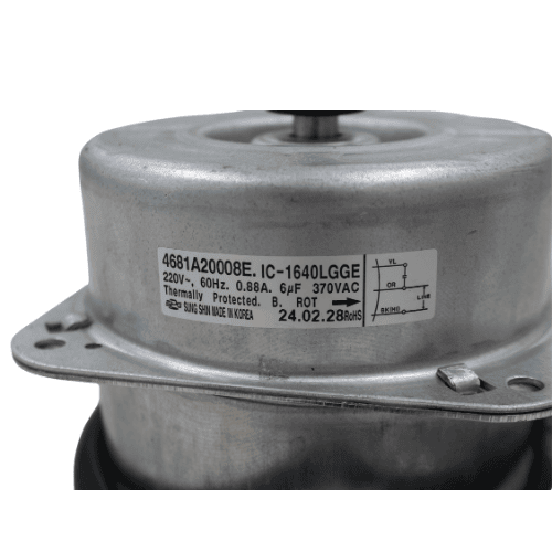 Motor Para Minisplit, Condensador 2 Toneladas Multi, 220V, 60Hz, 0.88A, Capacitor 6Mf 370Vac 4681A20008E Motor Para Minisplit, Condensador 2 Toneladas Multi, 220V, 60Hz, 0.88A, Capacitor 6Mf 370Vac 4681A20008E
