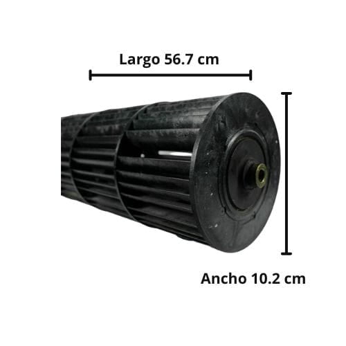 Turbina Para Minisplit Mirage Evaporador Largo 56.7 cm Ancho 10cm Opresor Externo Turbina Para Minisplit Mirage Evaporador Largo 56.7 cm Ancho 10cm Opresor Externo