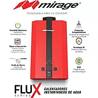 Calentador de Paso Baja Presion Mirage Color Rojo 10 Litros 1-1/2 Servicio Flux 10 Gas LP - MBF10BB