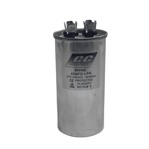 CAPACITOR TRABAJO 45MFD/370- 440V ALUMINIO REDONDO CAPACITOR TRABAJO 45MFD/370- 440V ALUMINIO REDONDO