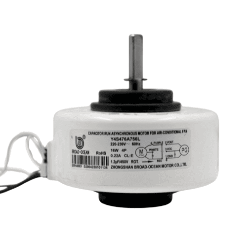 Motor Evaporador Para Minisplit Mirage 1 Ton 220V, Modelo: Y4S476A756L Motor Evaporador Para Minisplit Mirage 1 Ton 220V, Modelo: Y4S476A756L