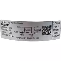 Motor Evaporador Para Minisplit Mirage, 220V, V32-950050668 Motor Evaporador Para Minisplit Mirage, 220V, V32-950050668