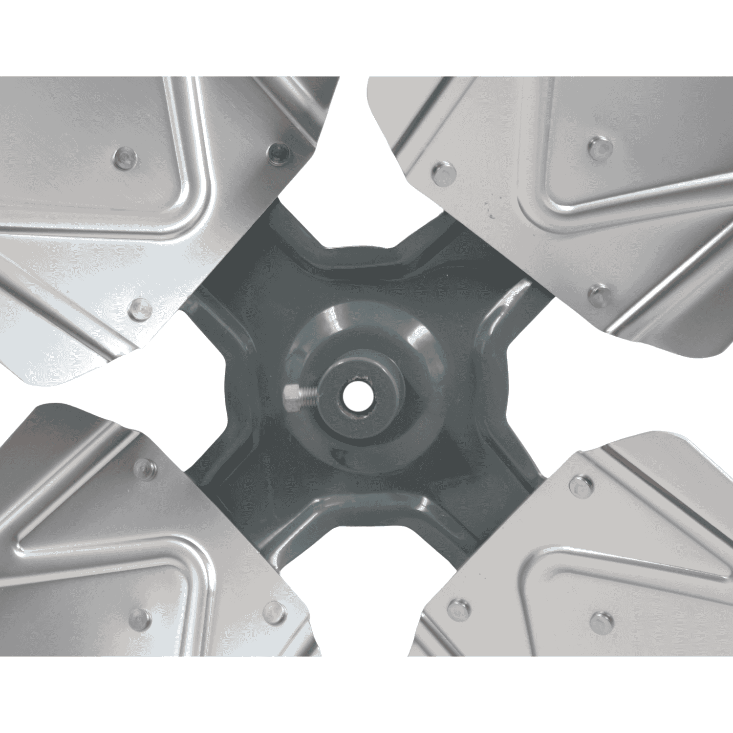 Aspa Aluminio 22", 04 Hojas, Centro 1/2 - A224H12