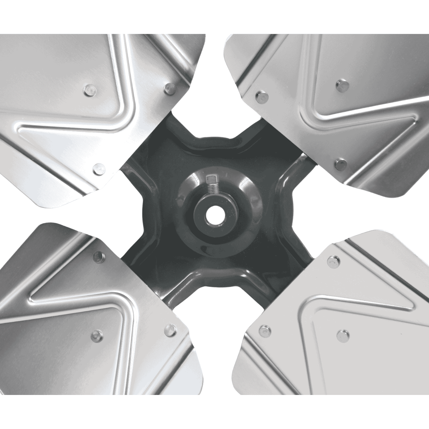 Aspa Aluminio 24", 04 Hojas, Centro 1/2 - A244H12