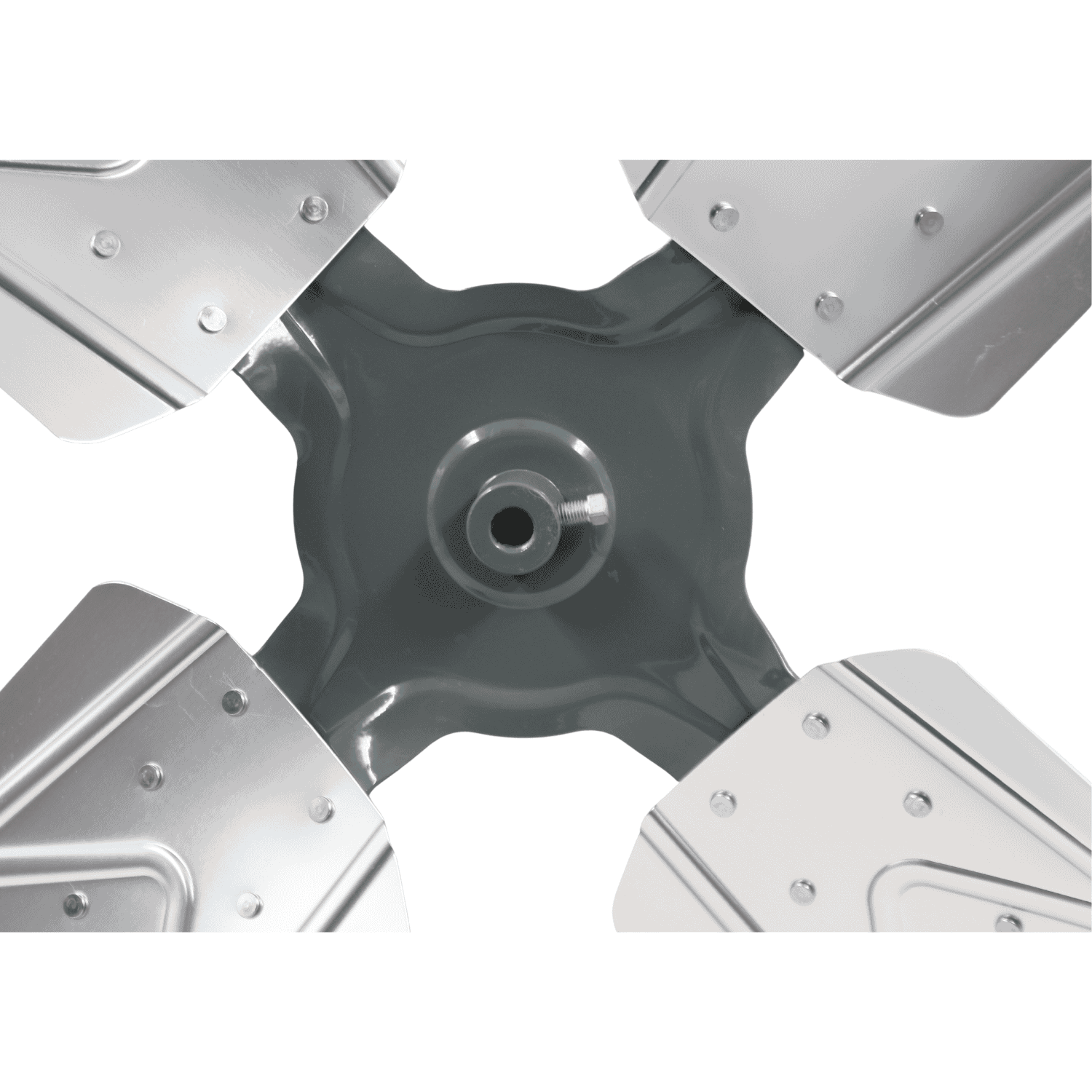 Aspa Aluminio 28", 04 Hojas, Centro 1/2 - A284H12 Aspa Aluminio 28", 04 Hojas, Centro 1/2 - A284H12
