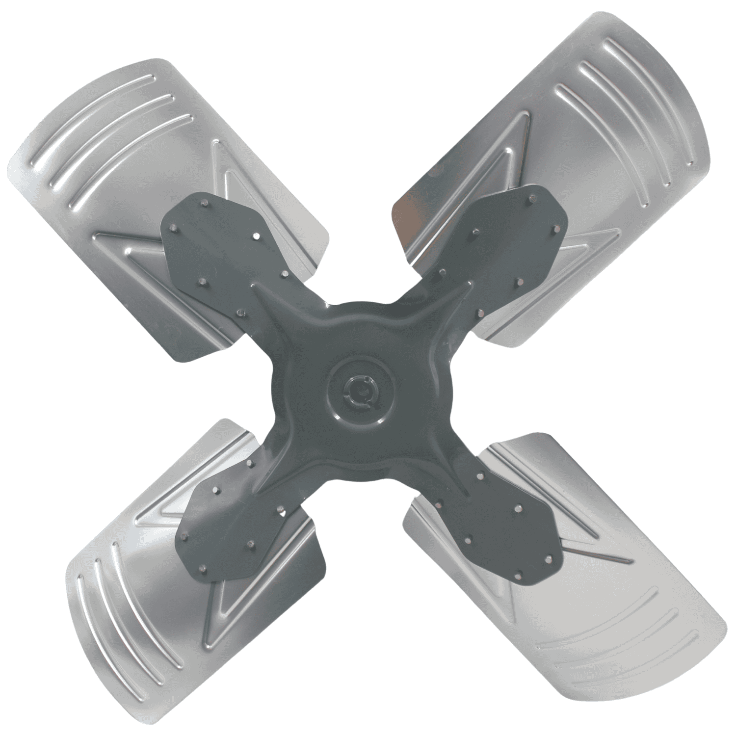 Aspa Aluminio 28", 04 Hojas, Centro 1/2 - A284H12 Aspa Aluminio 28", 04 Hojas, Centro 1/2 - A284H12