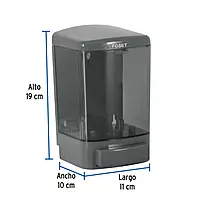 Dosificador para jabón líquido, humo, Foset Basic - ABP-11H / 45743