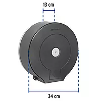 Portarollo de ABS, humo, Foset - ABP-20H / 47935