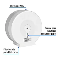 Portarollo junior de ABS, blanco, Foset Basic - ABP-21B / 45738