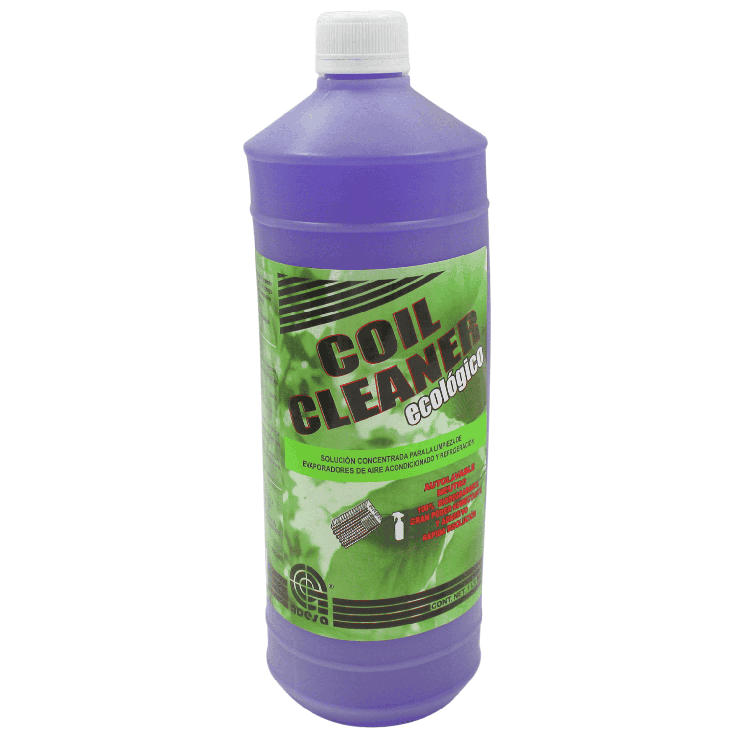 Coil Cleaner Ecologico Morado (Litro), Adesa Ad-Cc-07 Coil Cleaner Ecologico Morado (Litro), Adesa Ad-Cc-07