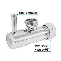 Llave angular, 1/4 vuelta, tipo barrilito, maneral palanca - ANG-04 / 49113 Llave angular, 1/4 vuelta, tipo barrilito, maneral palanca - ANG-04 / 49113