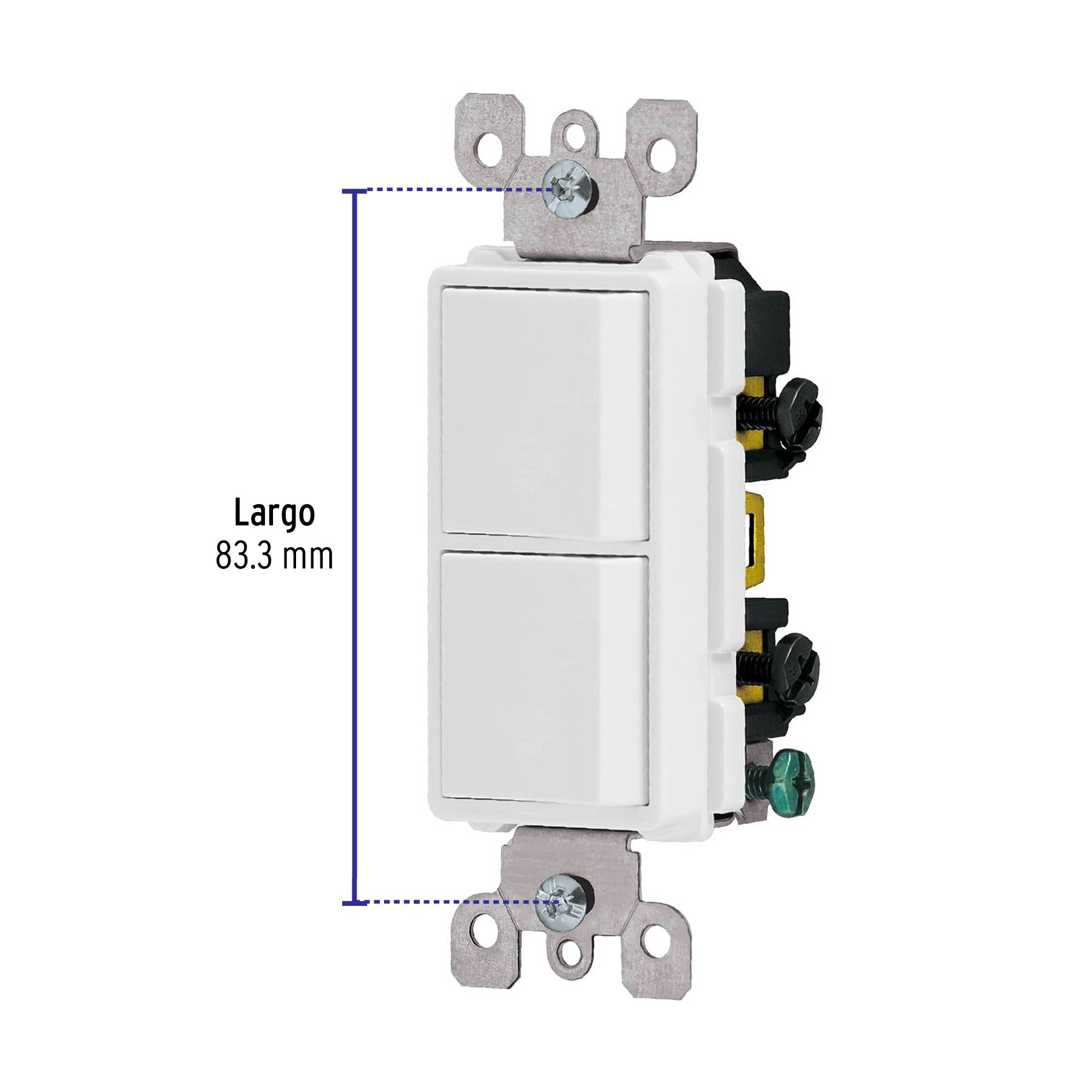 Interruptor dúplex, línea Classic - APDO-CL / 46006 Interruptor dúplex, línea Classic - APDO-CL / 46006