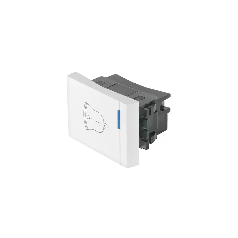 Interruptor para timbre, 1.5 módulos, línea Española, blanco - APTI15-EB / 47053