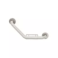 Barra angular con jabonera, acero inox, 1-1/4" x 42cm, FOSET - BARS-40AJ / 46888