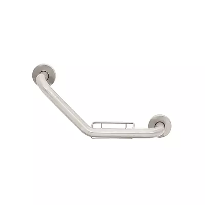 Barra angular con jabonera, acero inox, 1-1/4" x 42cm, FOSET - BARS-40AJ / 46888