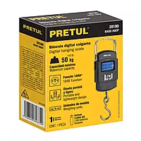 Báscula electrónica colgante, de pilas, 50 kg, Pretul, 28180 - BASE-50CP Báscula electrónica colgante, de pilas, 50 kg, Pretul, 28180 - BASE-50CP
